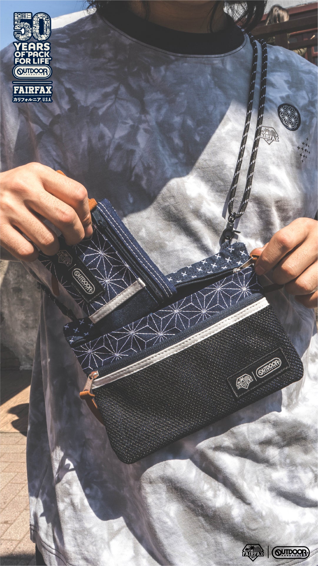 FF0900 FAIRFAX x OUTDOOR 50TH SACOCHE (S) (INDIGO)