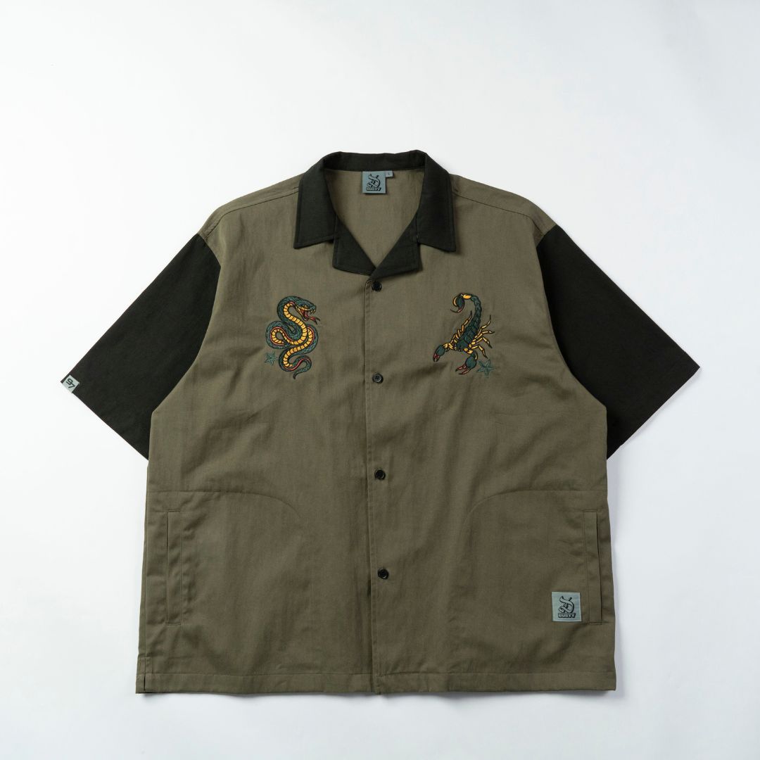 DUSTY INVINCIBLE EMB SHIRT
