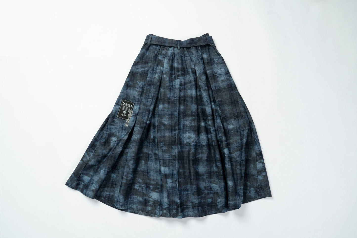 FAIRFAX CHECK DENIM KITSUNE DRESS