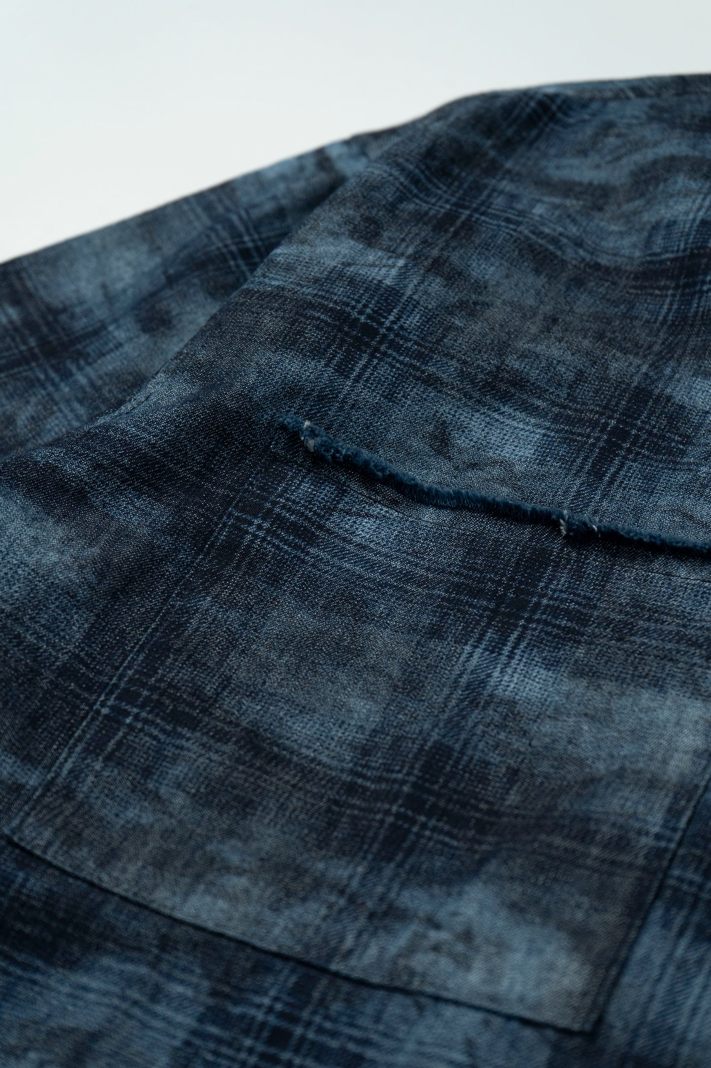 FAIRFAX CHECK DENIM KITSUNE SHIRT