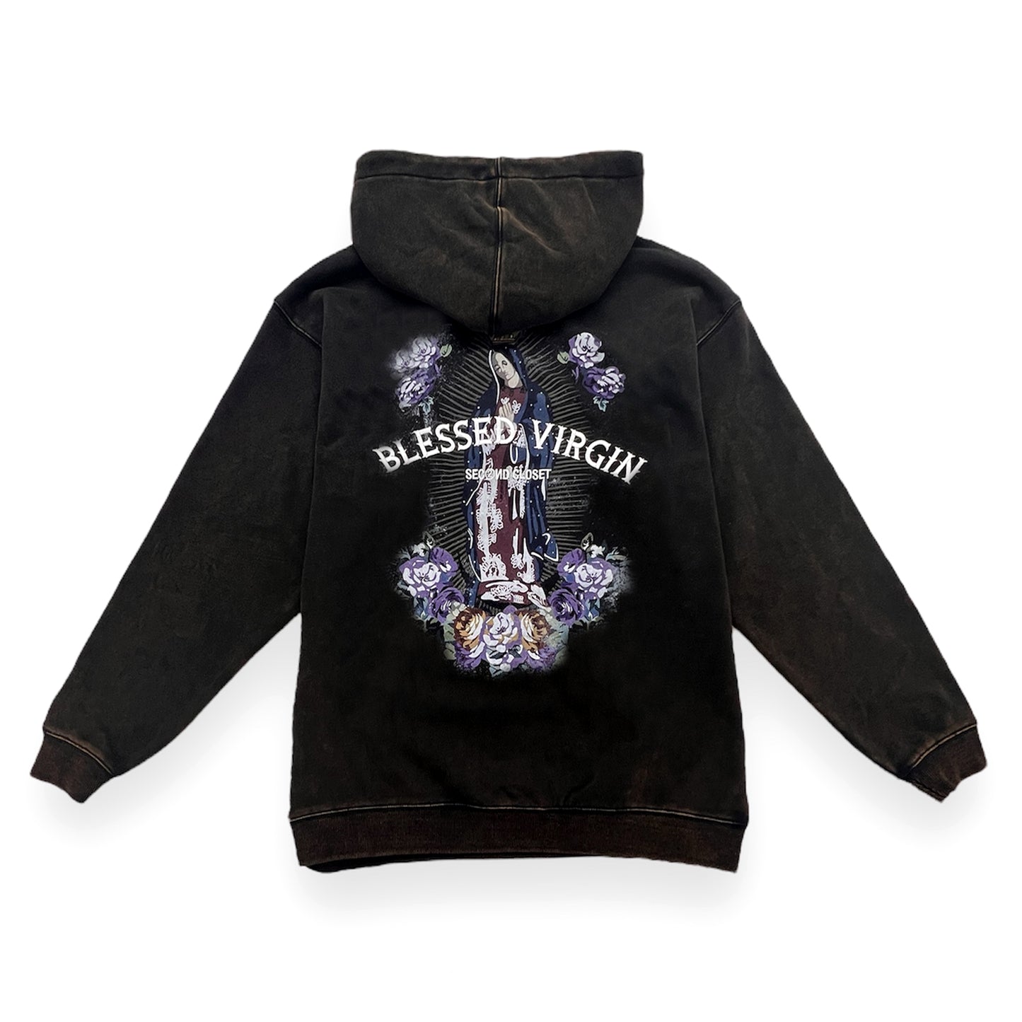 2ND CLOSET - “BLESSED VIRGIN" WASHED HOODIES