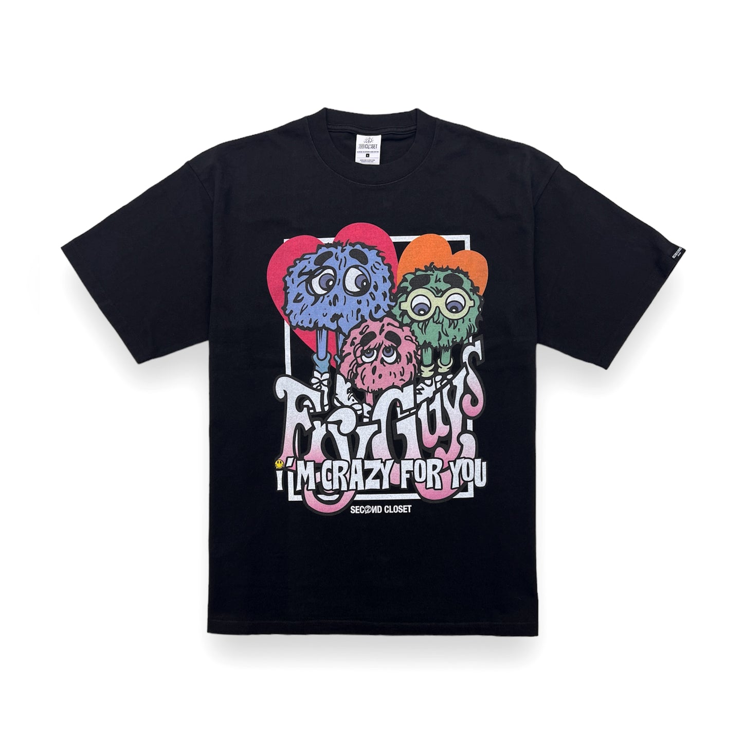2ND CLOSET - “I’M CRAZY FOR YOU” PRINTED T-SHIRT