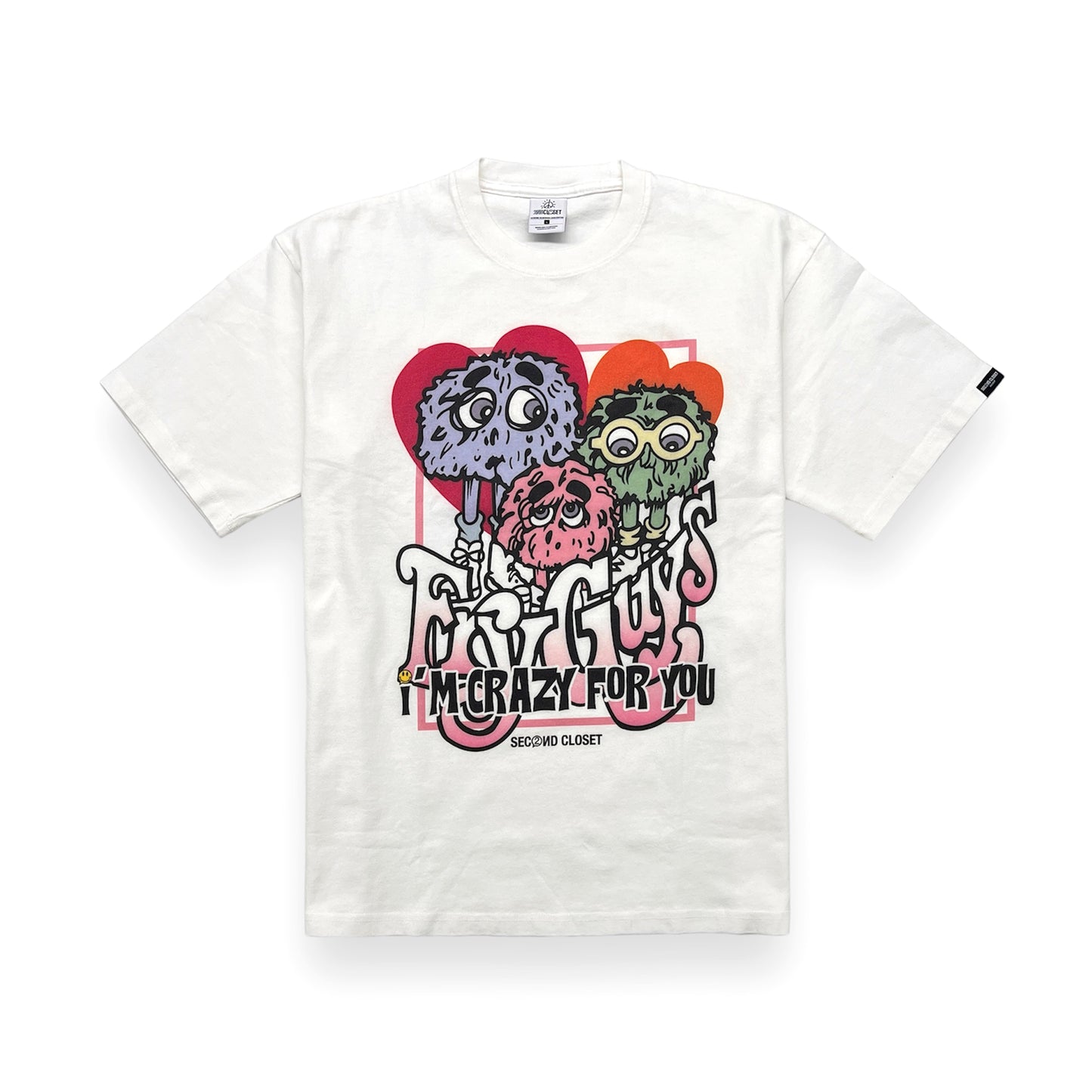 2ND CLOSET - “I’M CRAZY FOR YOU” PRINTED T-SHIRT