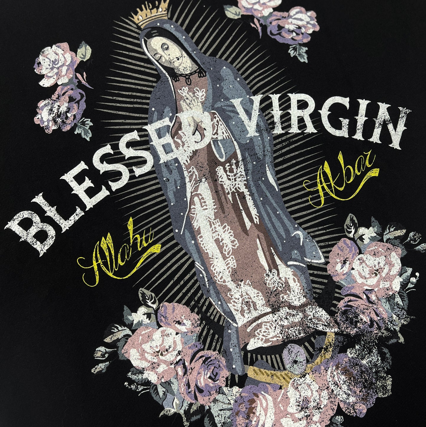 2ND CLOSET - “BLESSED VIRGIN” PRINTED T-SHIRT