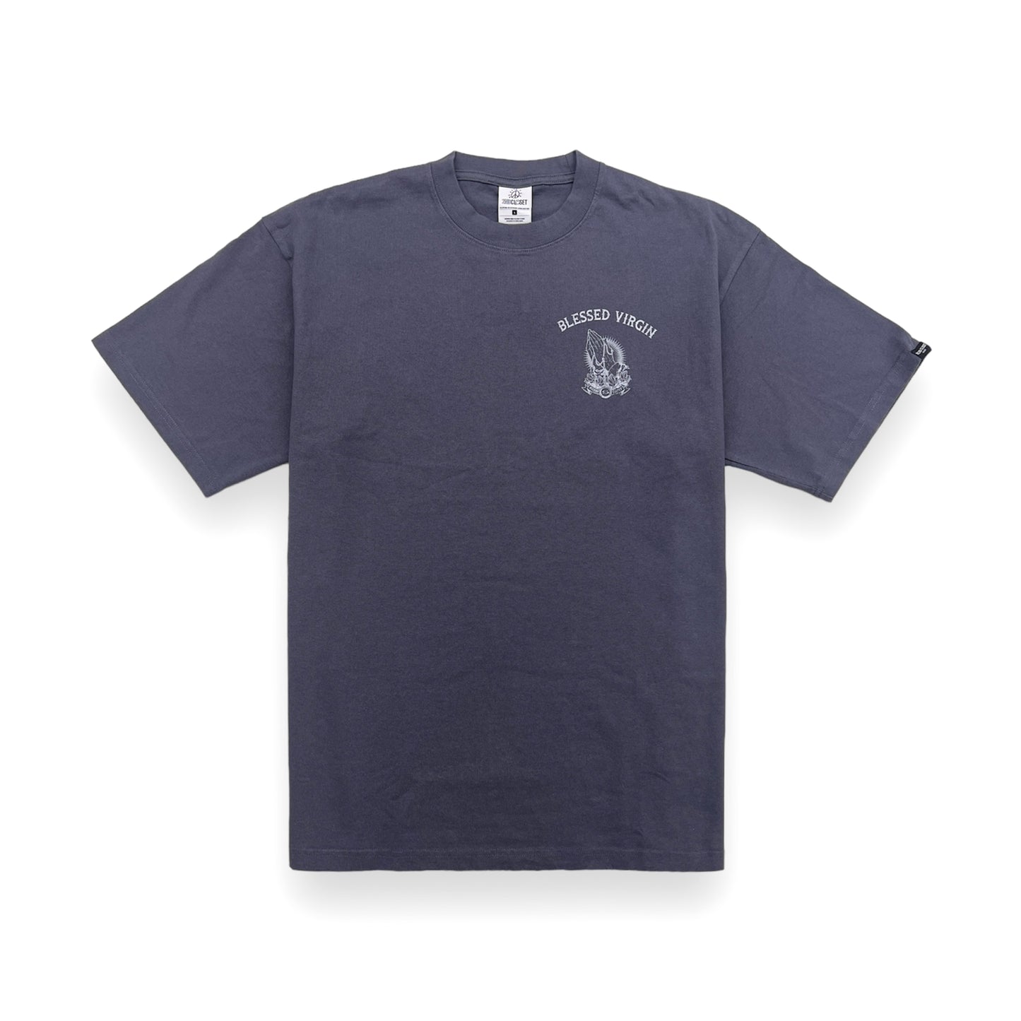 2ND CLOSET - “BLESSED VIRGIN” PRINTED T-SHIRT