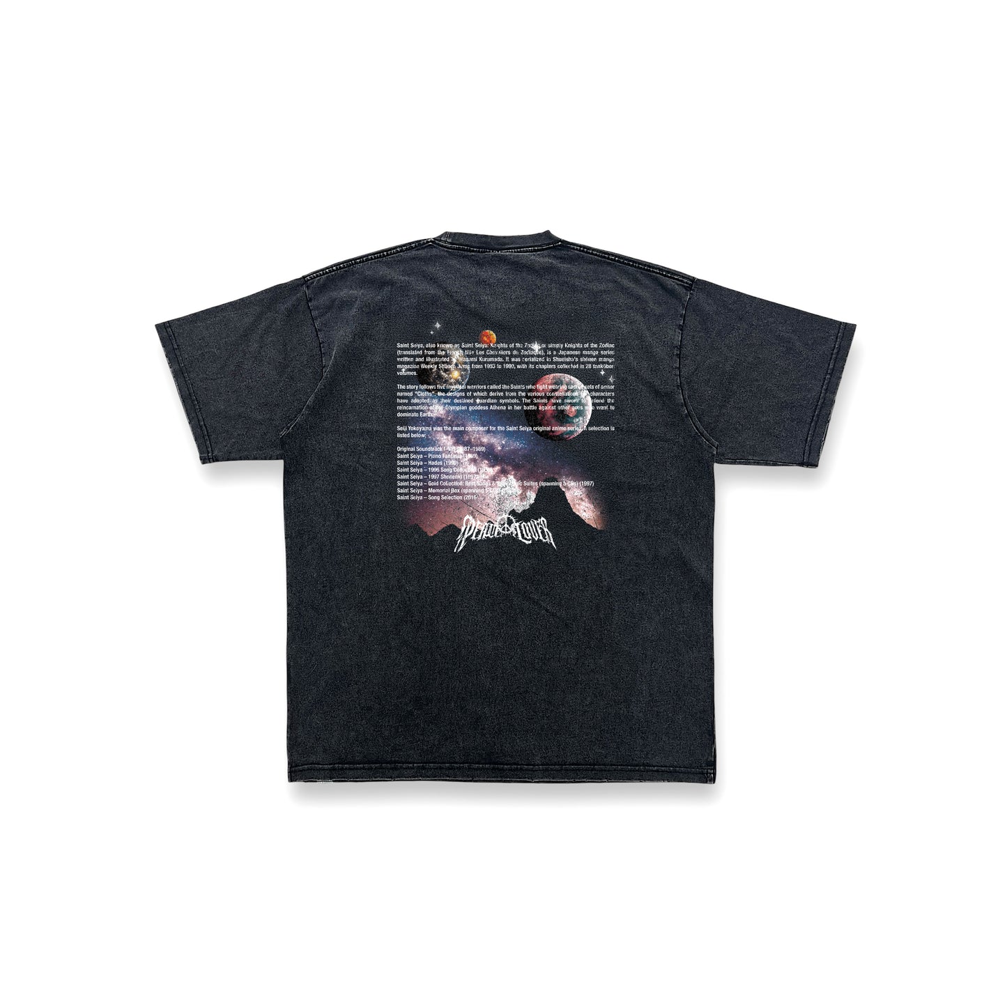 “SAINT SEIYA” PRINTED WASHED T-SHIRT