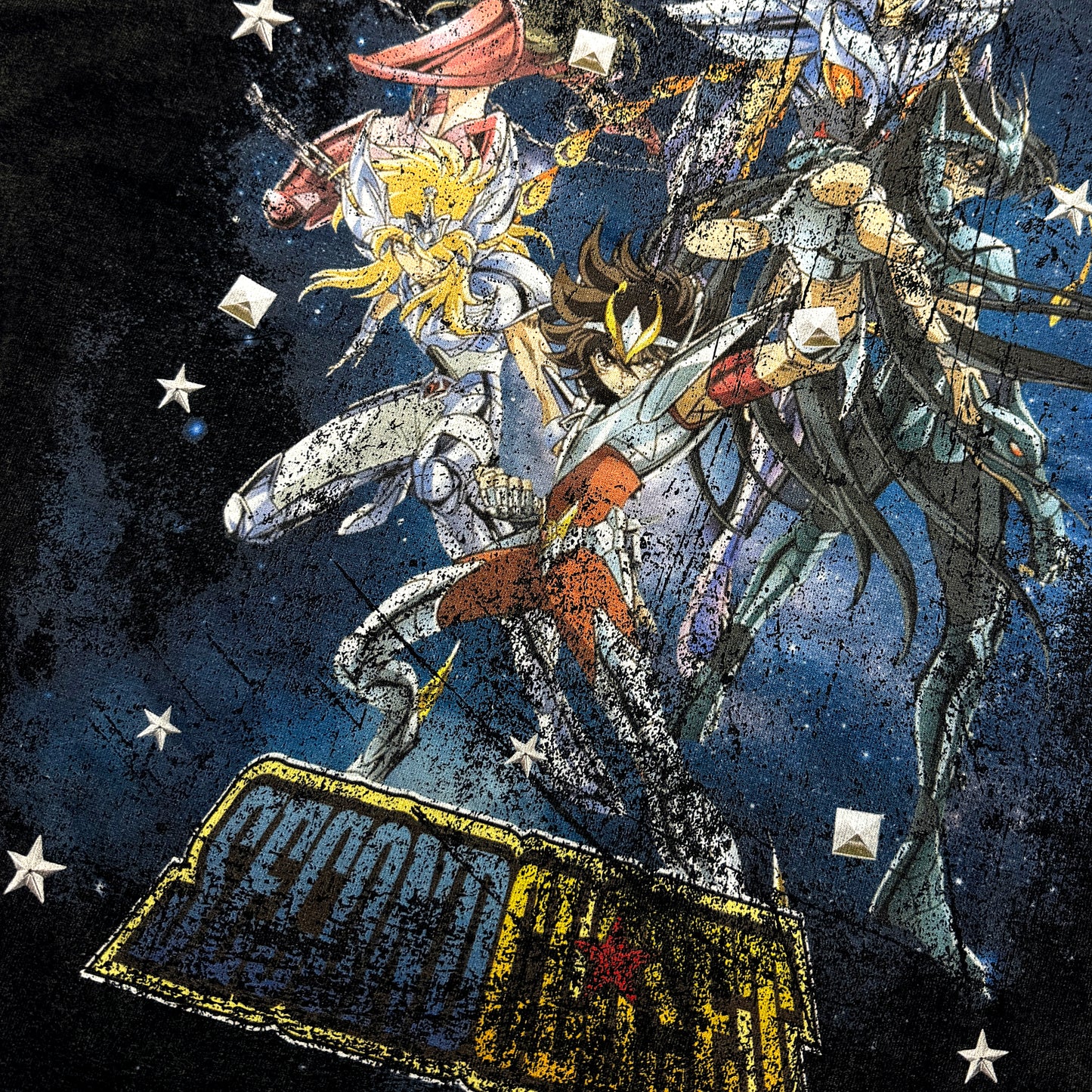 “SAINT SEIYA” PRINTED WASHED T-SHIRT