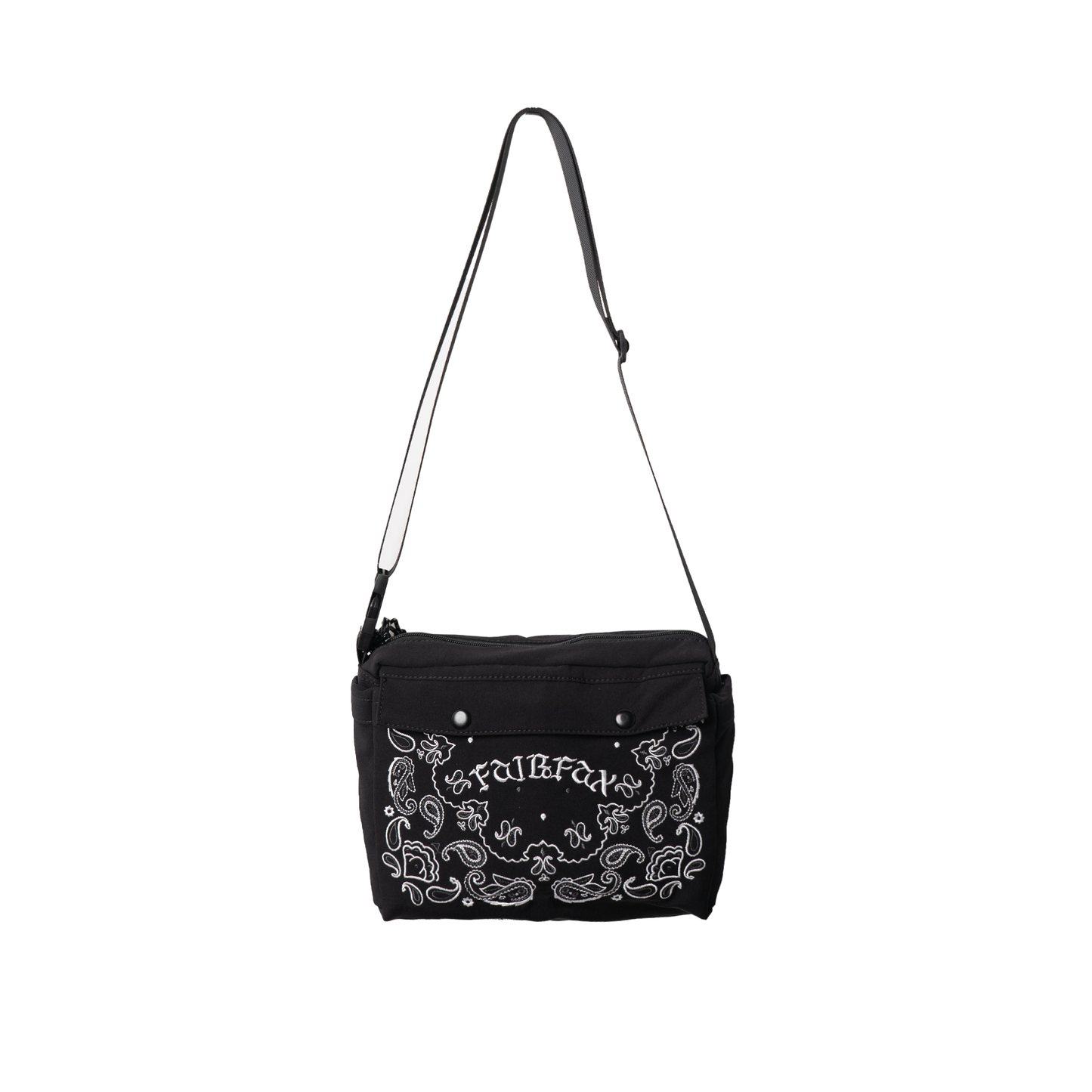 PAISLEY EMB. TEFLON 2 WAY MESSENGER BAG - FF1410