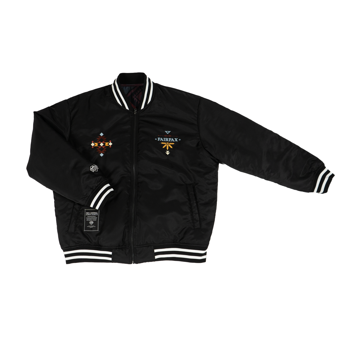 FAIRFAX NAVAJO REVERSIBLE STADIUM JACKET - FFJK02_CE2