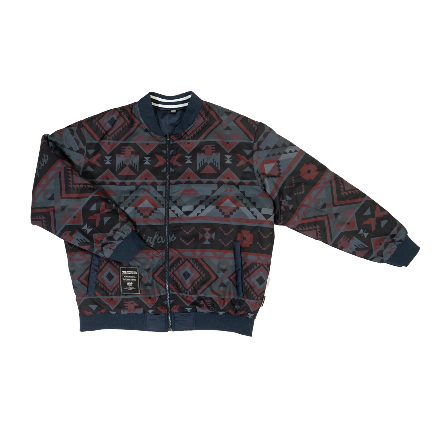 FAIRFAX NAVAJO REVERSIBLE STADIUM JACKET - FFJK02_CE2