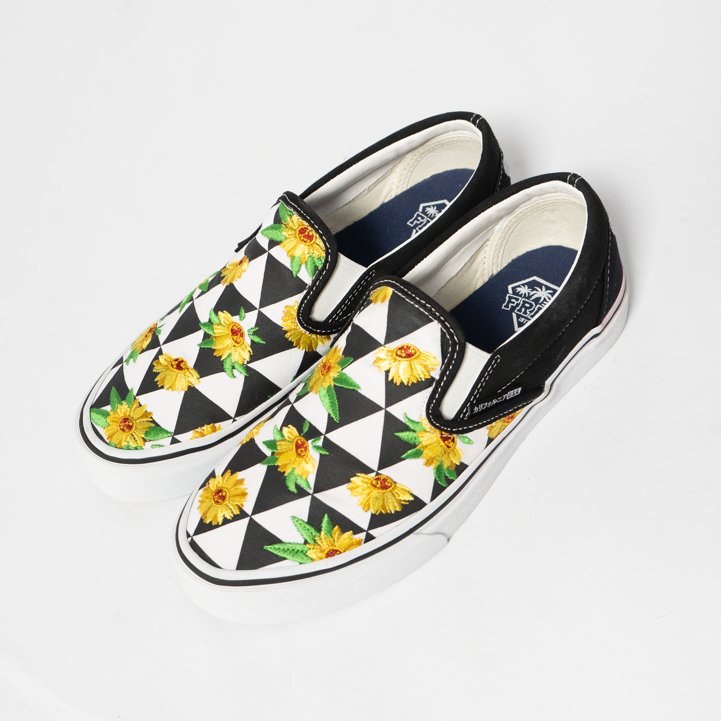 SUNFLOWER EMB. SLIP ON SNEAKERS - FFSE05