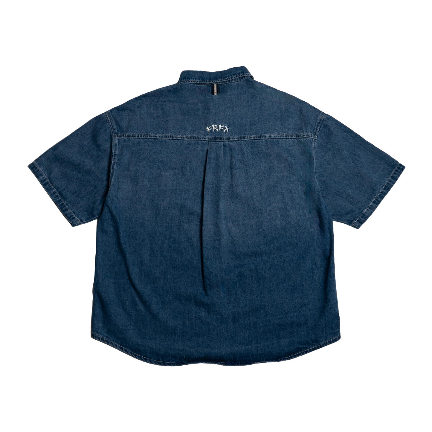 WASHED DENIM S/S WORK SHIRT - FFSH18