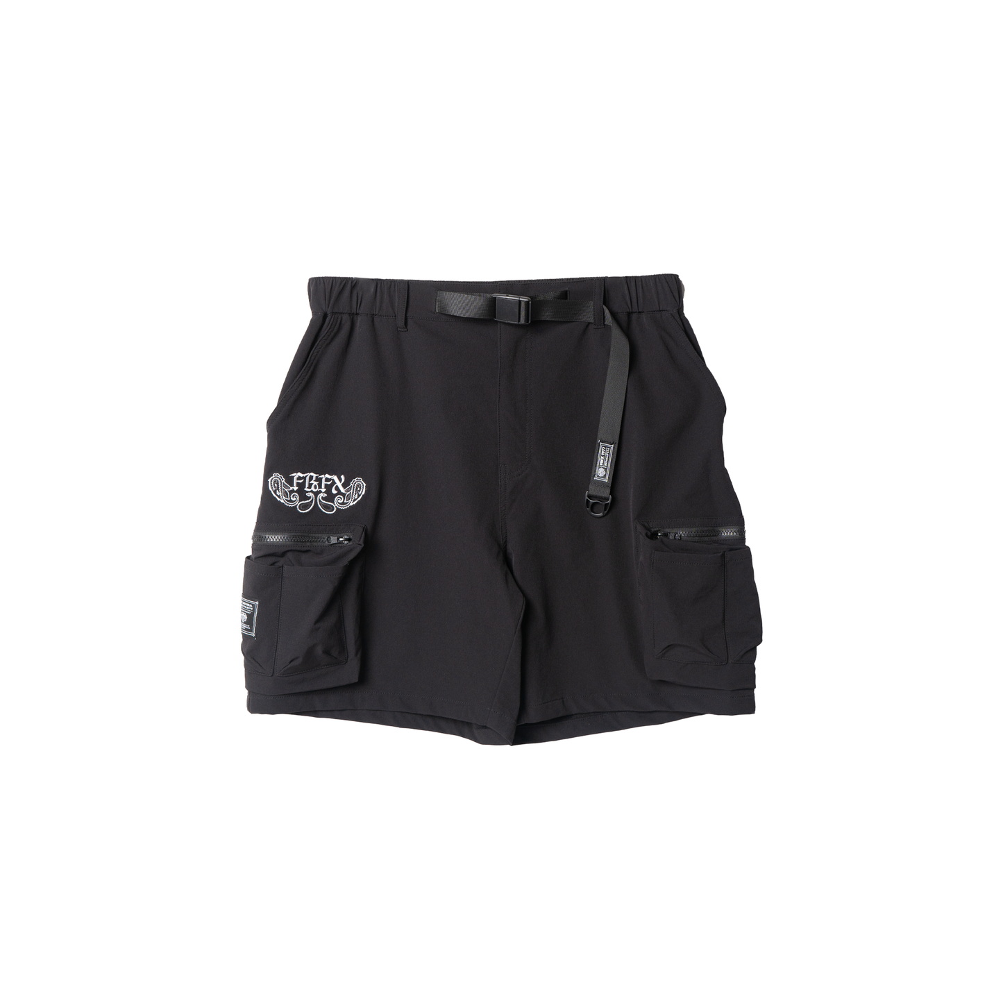 PAISLEY EMB. TEFLON CARGO SHORTS - FFST12