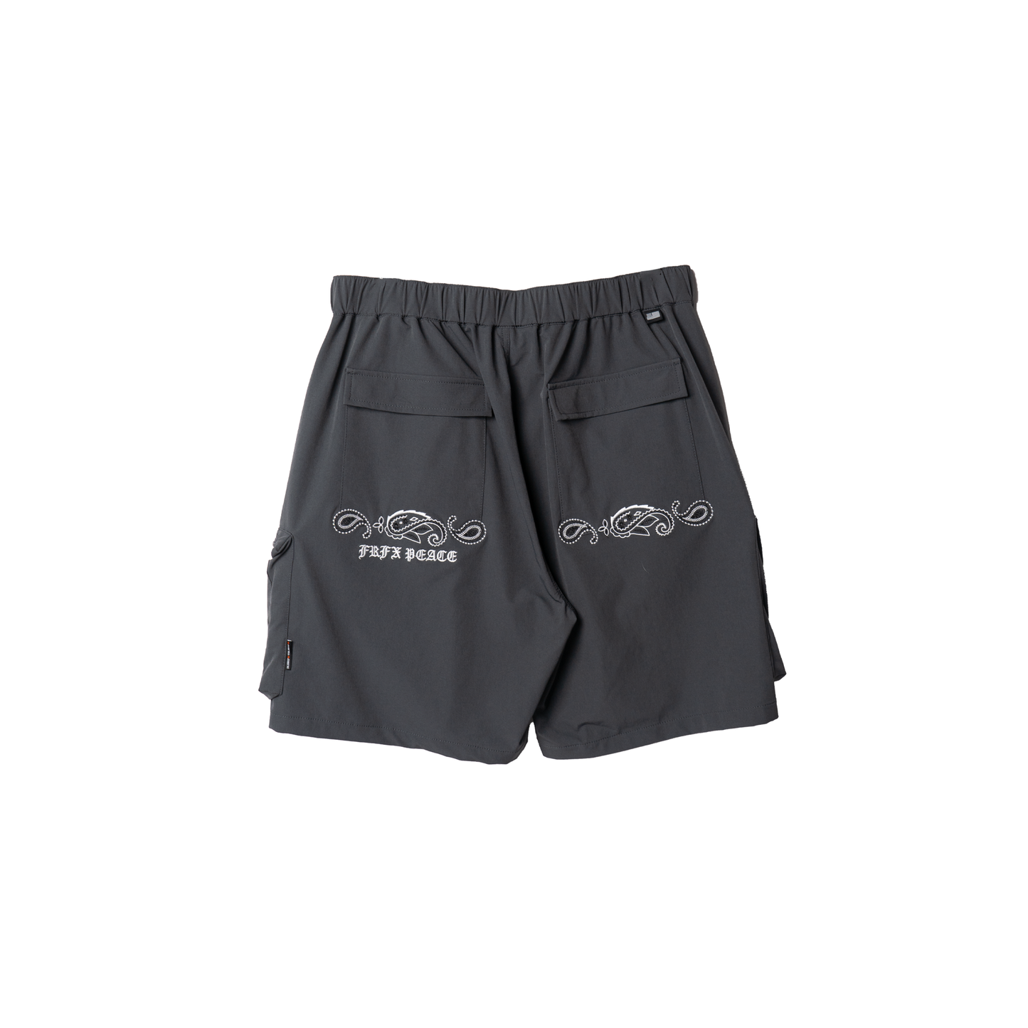 PAISLEY EMB. TEFLON CARGO SHORTS - FFST12