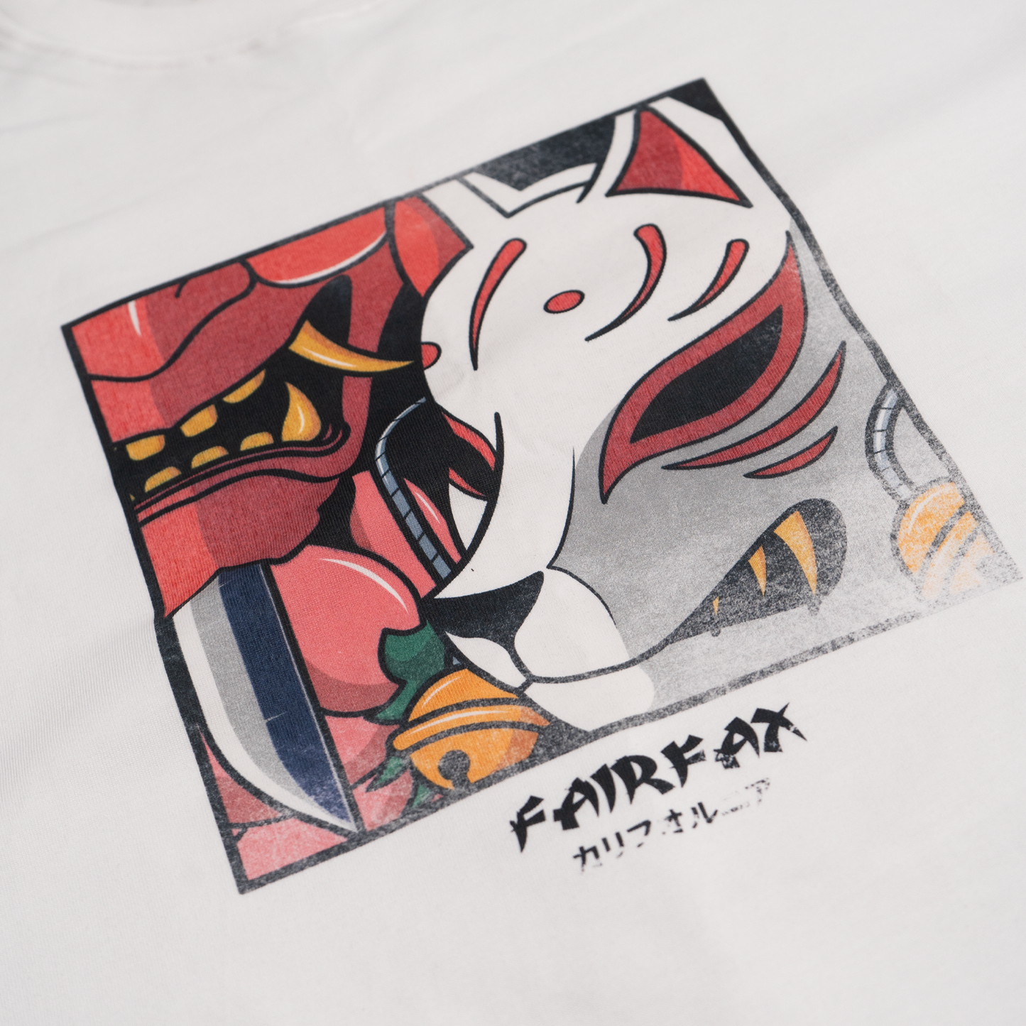 KITSUNE PRINT TEE - FFTE52