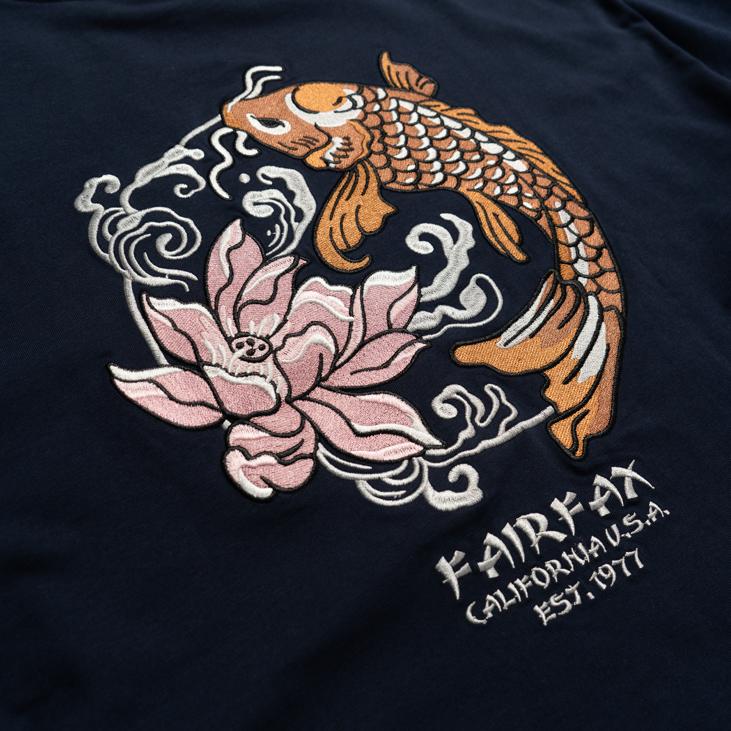 KOI LOTUS EMB. TEE - FFTE79