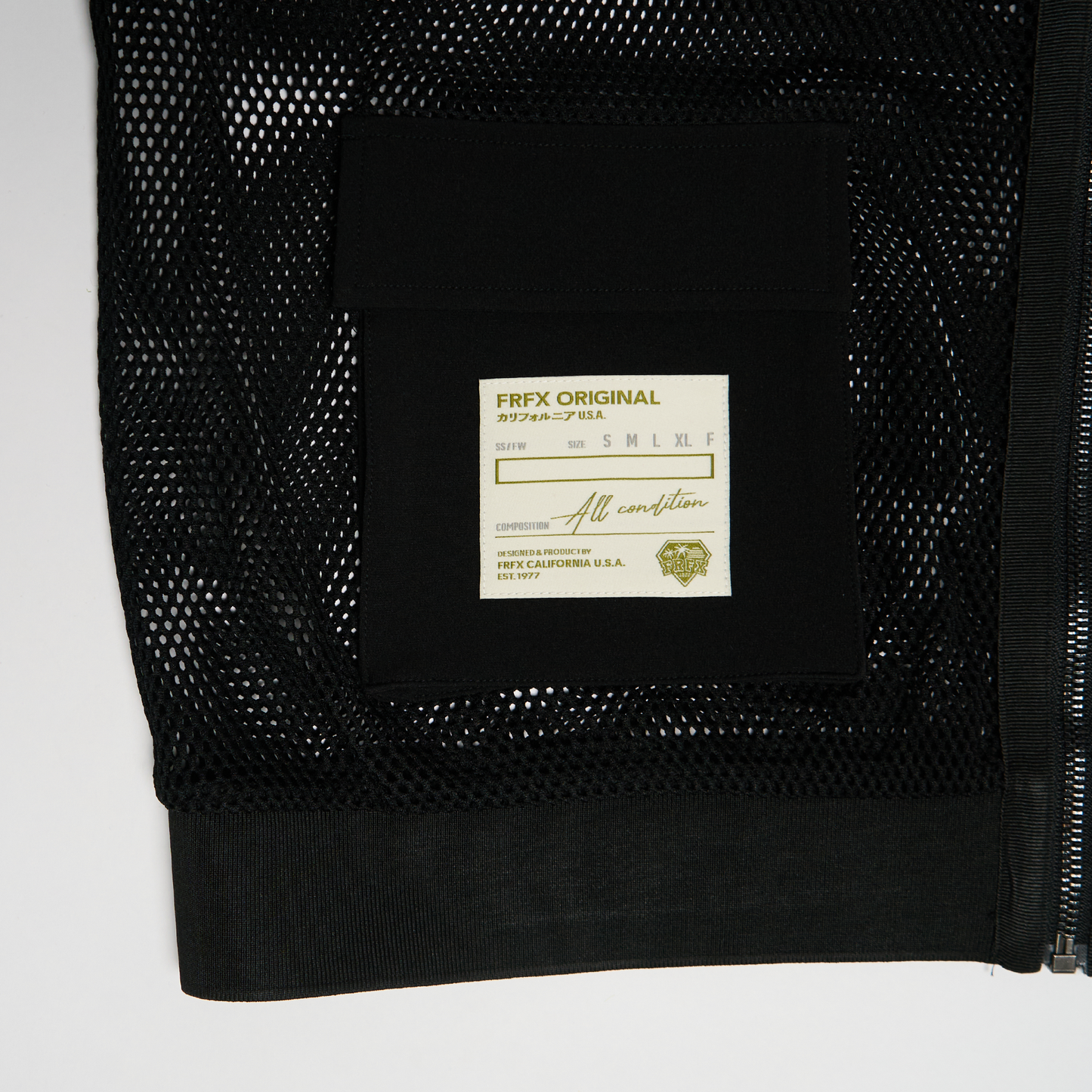 FRFX MESH ZIP UP VEST - FFVT06