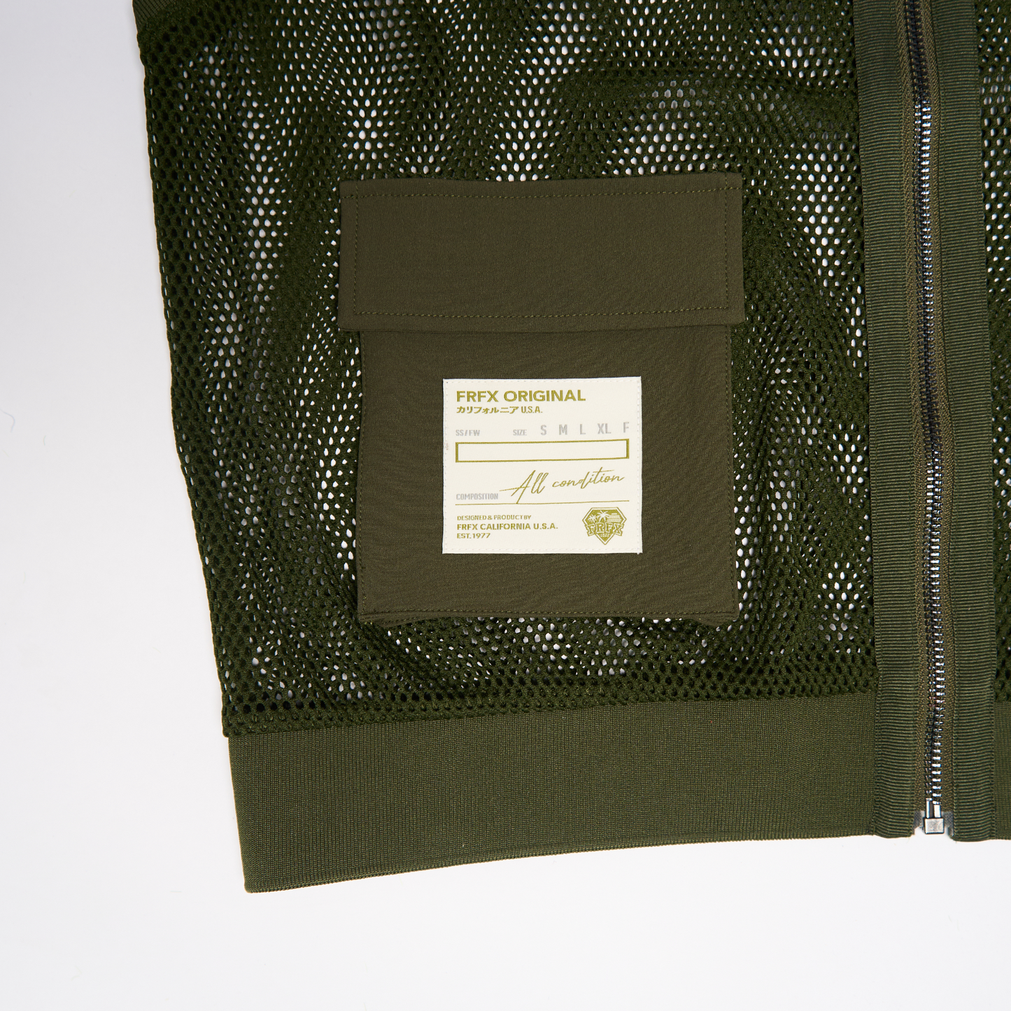 FRFX MESH ZIP UP VEST - FFVT06