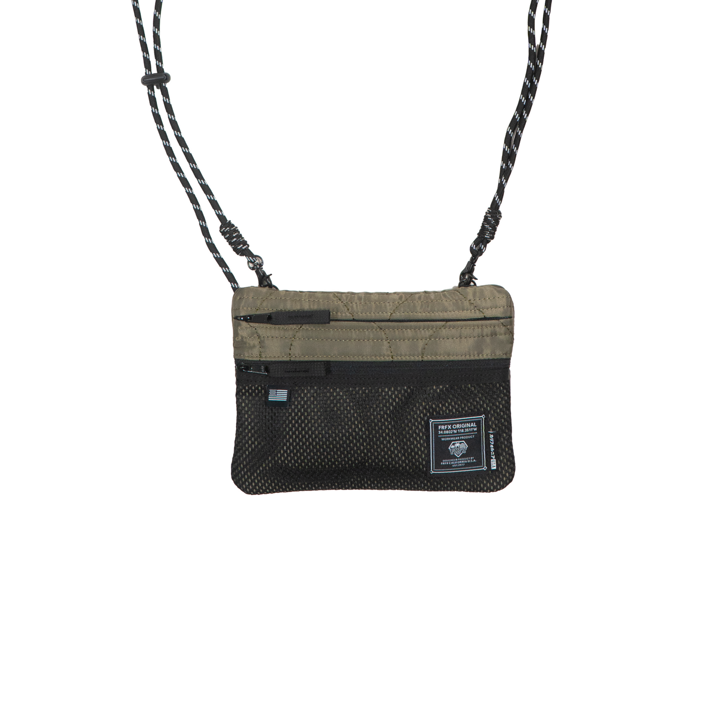 QUILTED SACOCHE WITH A EXTRA HEADPHONE POUCH - FF0900_CE2