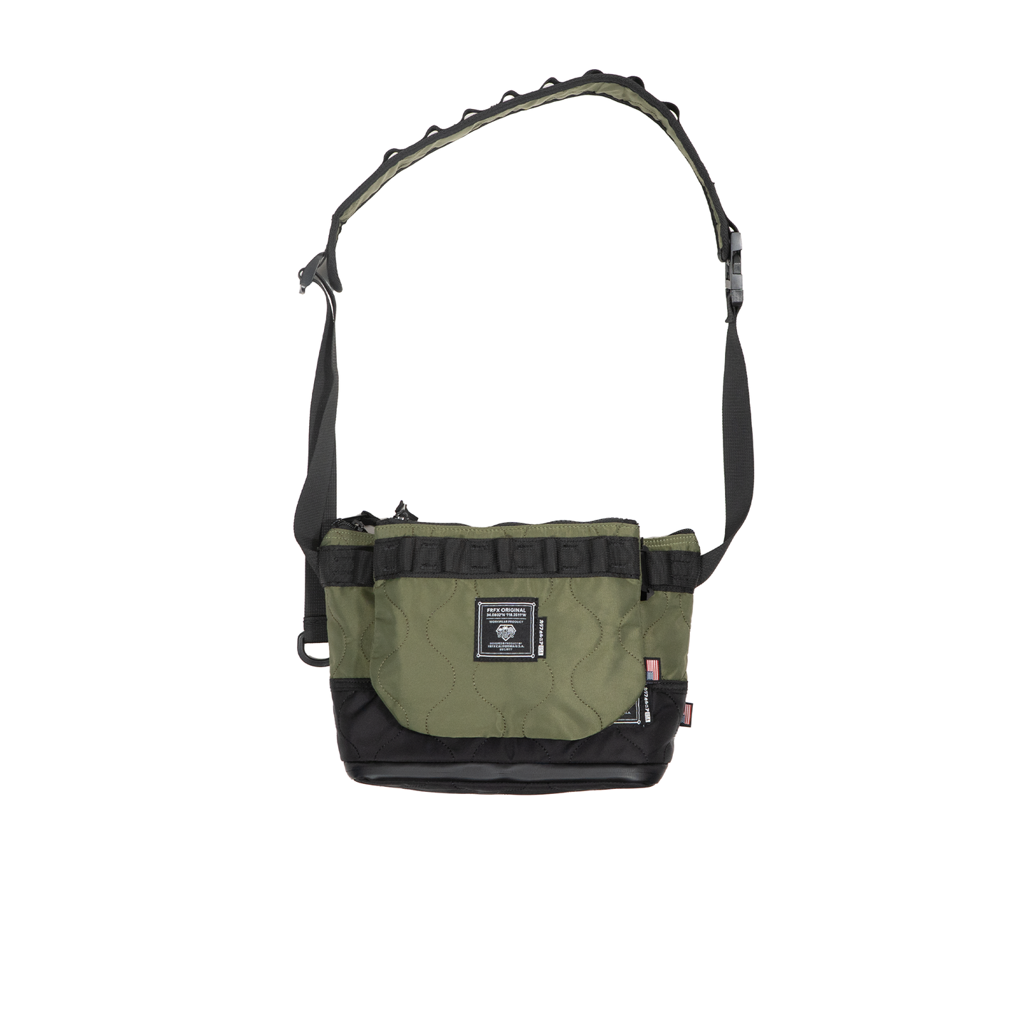 QUILTED BIKE BAG WITH A EXTRA POUCH - FF1310_CE2