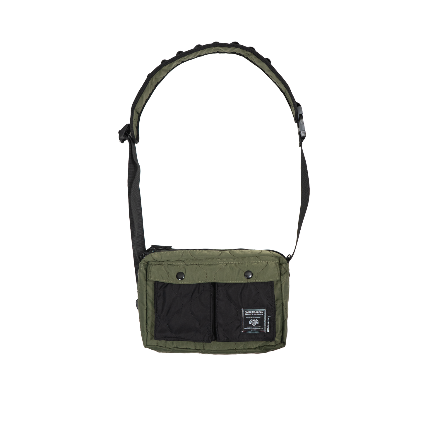 QUILTED 2 WAY MESSENGER BAG - FF1410_CE2