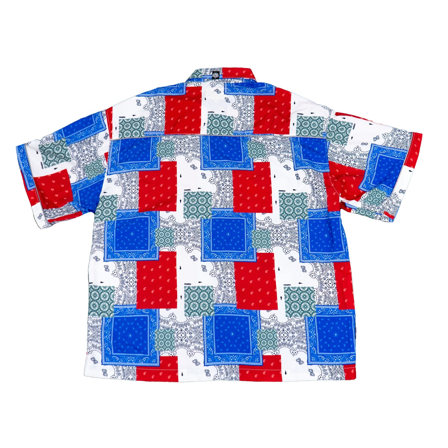 FXSS23-ST02 PACTHWORK BANDANA SHIRT