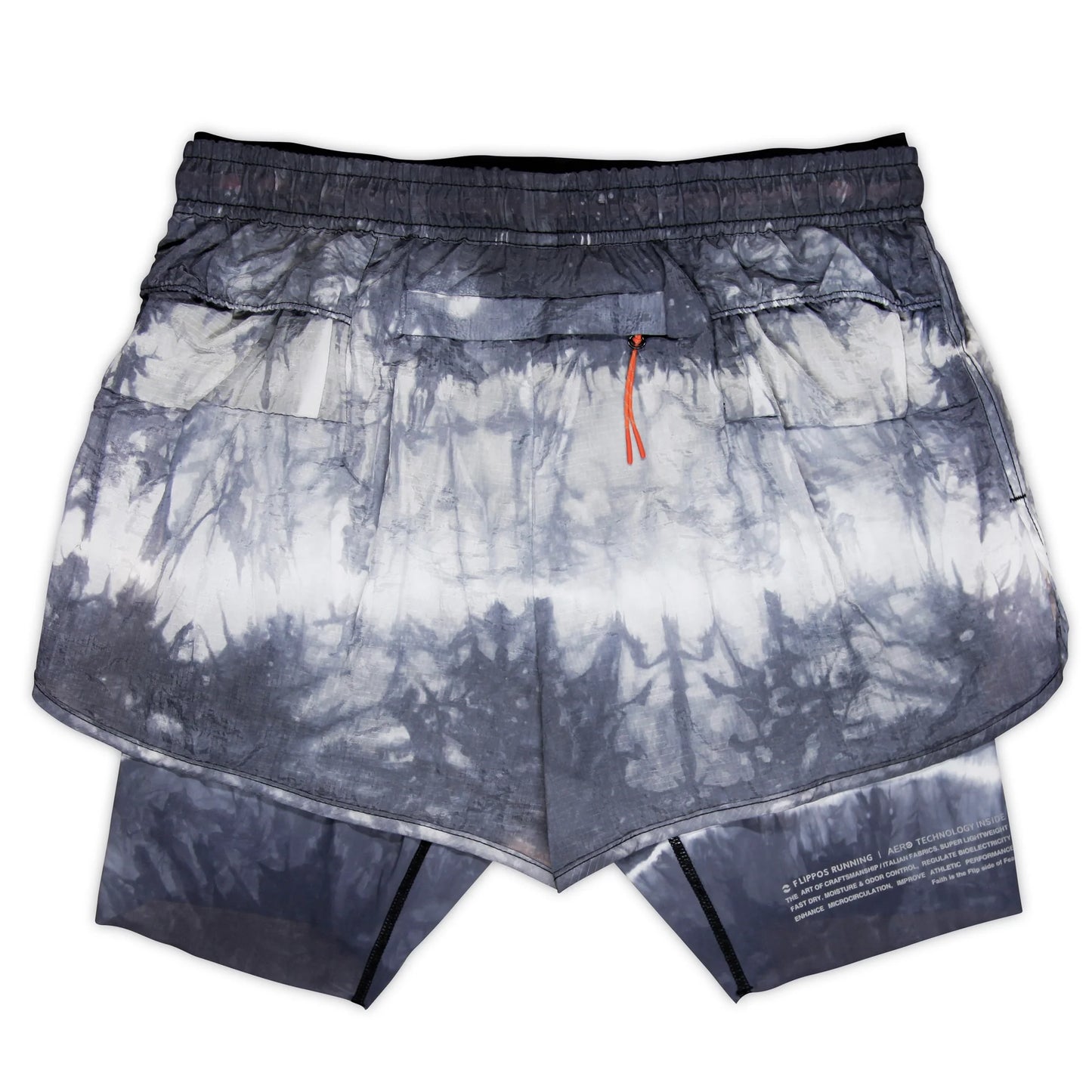 FLIPPO FAITH TRAIL SHORTS 5” Tie-Dyed AERO®