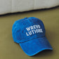 WREVOLUTIONX Classic Logo Puff Embroidered Denim Washed Cap (5 colors)