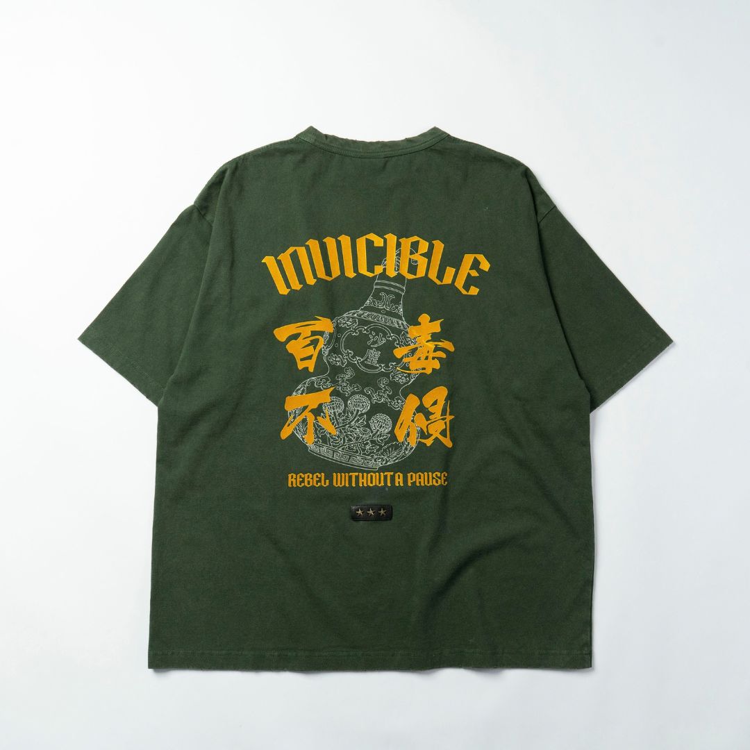 DUSTY INVINCIBLE GOURD EMB TEE