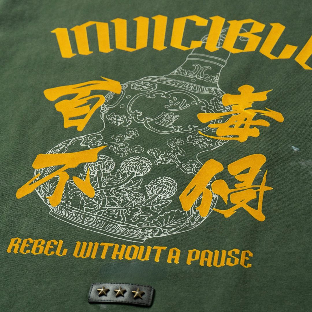 DUSTY INVINCIBLE GOURD EMB TEE