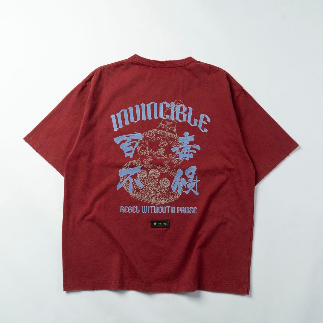 DUSTY INVINCIBLE GOURD EMB TEE