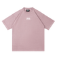 WREVOLUTIONX African Animals Grey Pink Denim-Washed Heavy-Weight T-Shirt(Flamingo in Love)