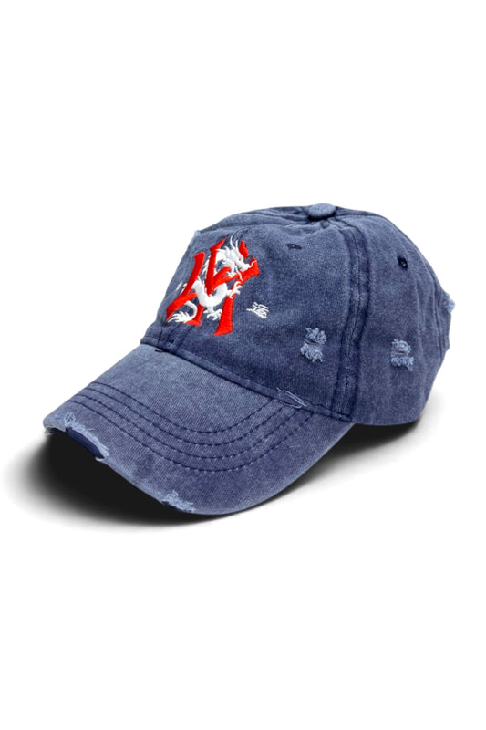 "NY GOOD LUCK" EMB CAP
