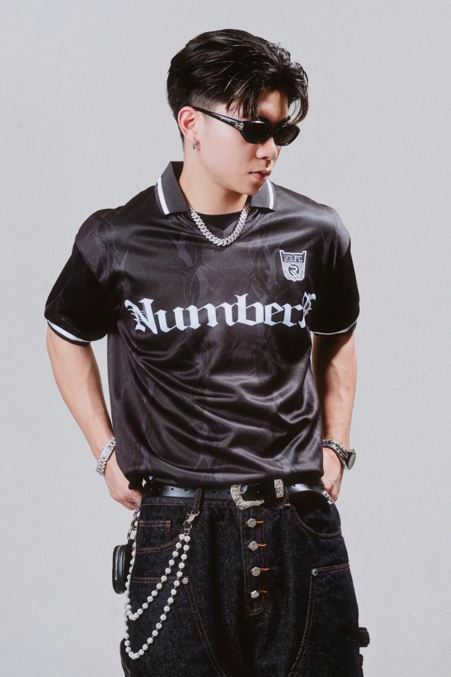 NR BLACK RUGBY SHIRT