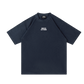 WREVOLUTIONX London Series - Navy Blue Textured Denim-Washed