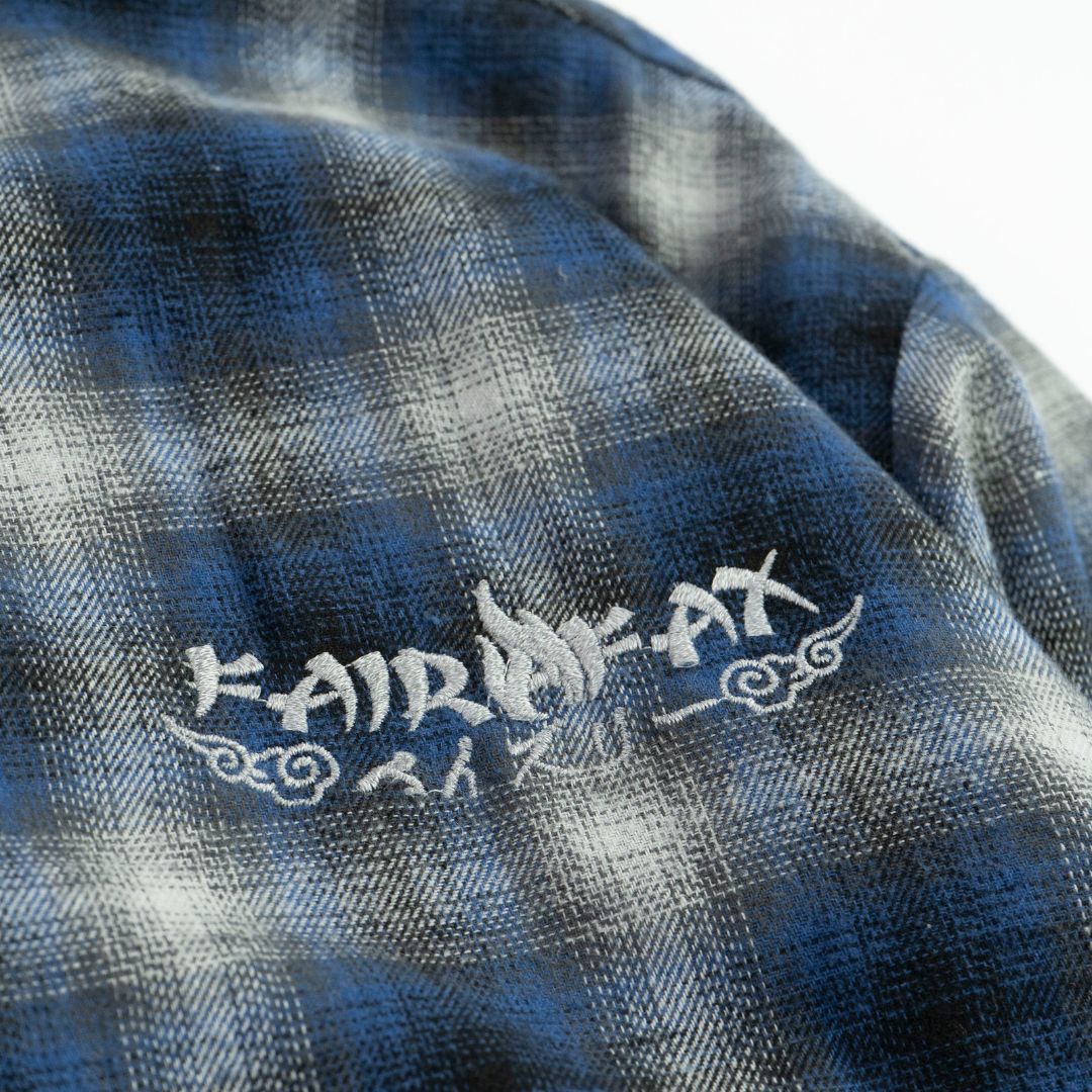*PRE-ORDER FAIRFAX CHECK TAI CHI EMB SHIRT