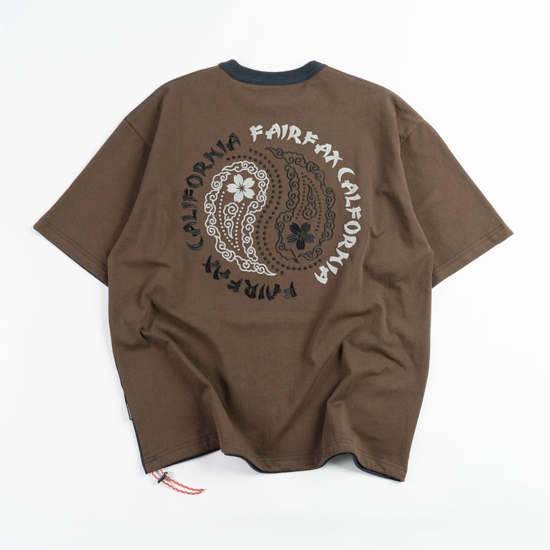 *PRE-ORDER FAIRFAX 2-TONE TAI CHI EMB TEE
