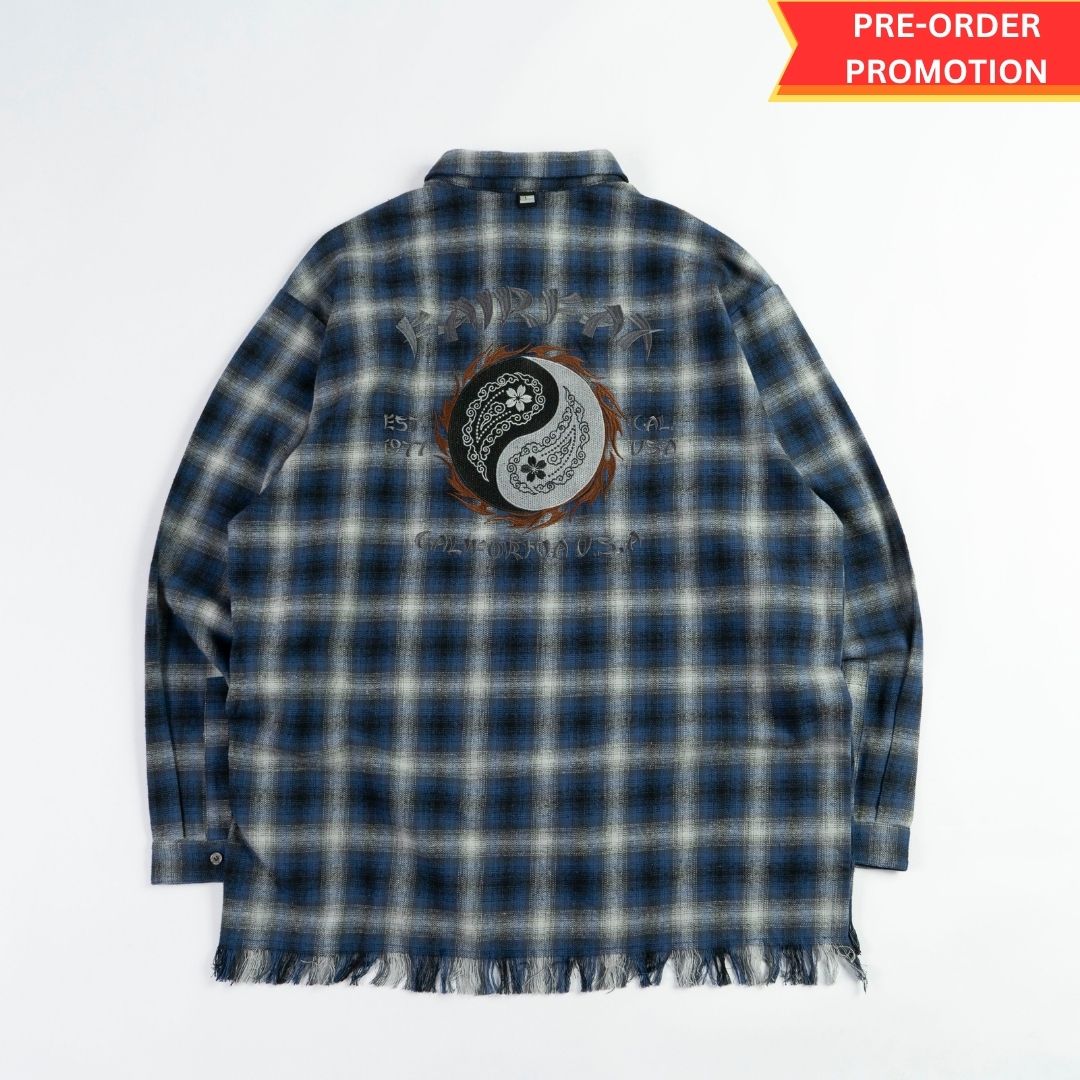 *PRE-ORDER FAIRFAX CHECK TAI CHI EMB SHIRT