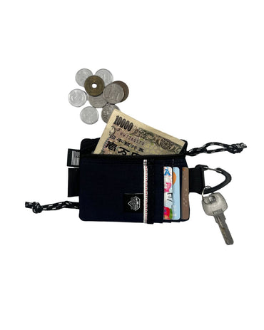 FAIRFAX DENIM STRIPE KEY COIN POUCH