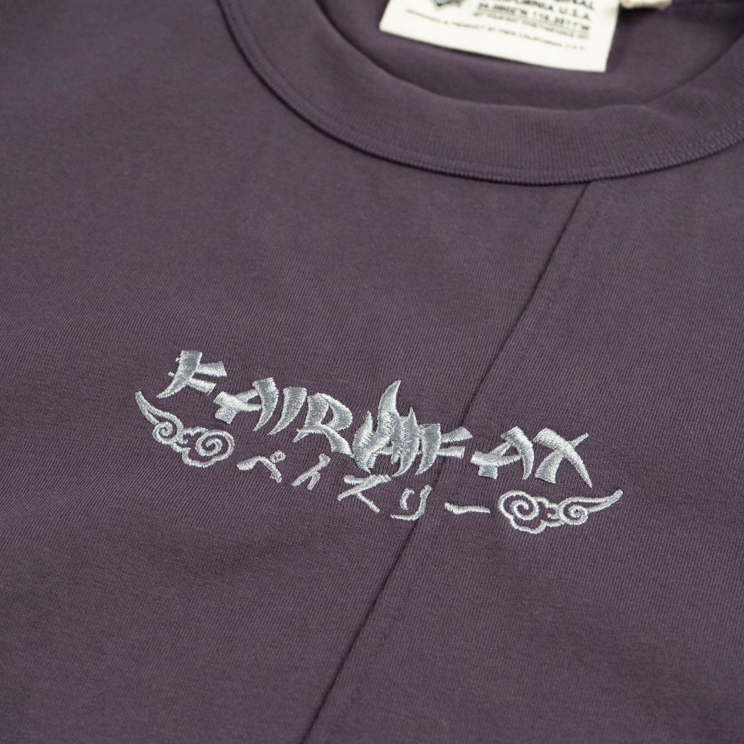 *PRE-ORDER FAIRFAX PAISLEY SLEEVE EMB CROP TEE