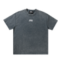 WREVOLUTIONX London Series - Dark Grey Textured Denim-Washed T-Shirt (Royal Cavalry)