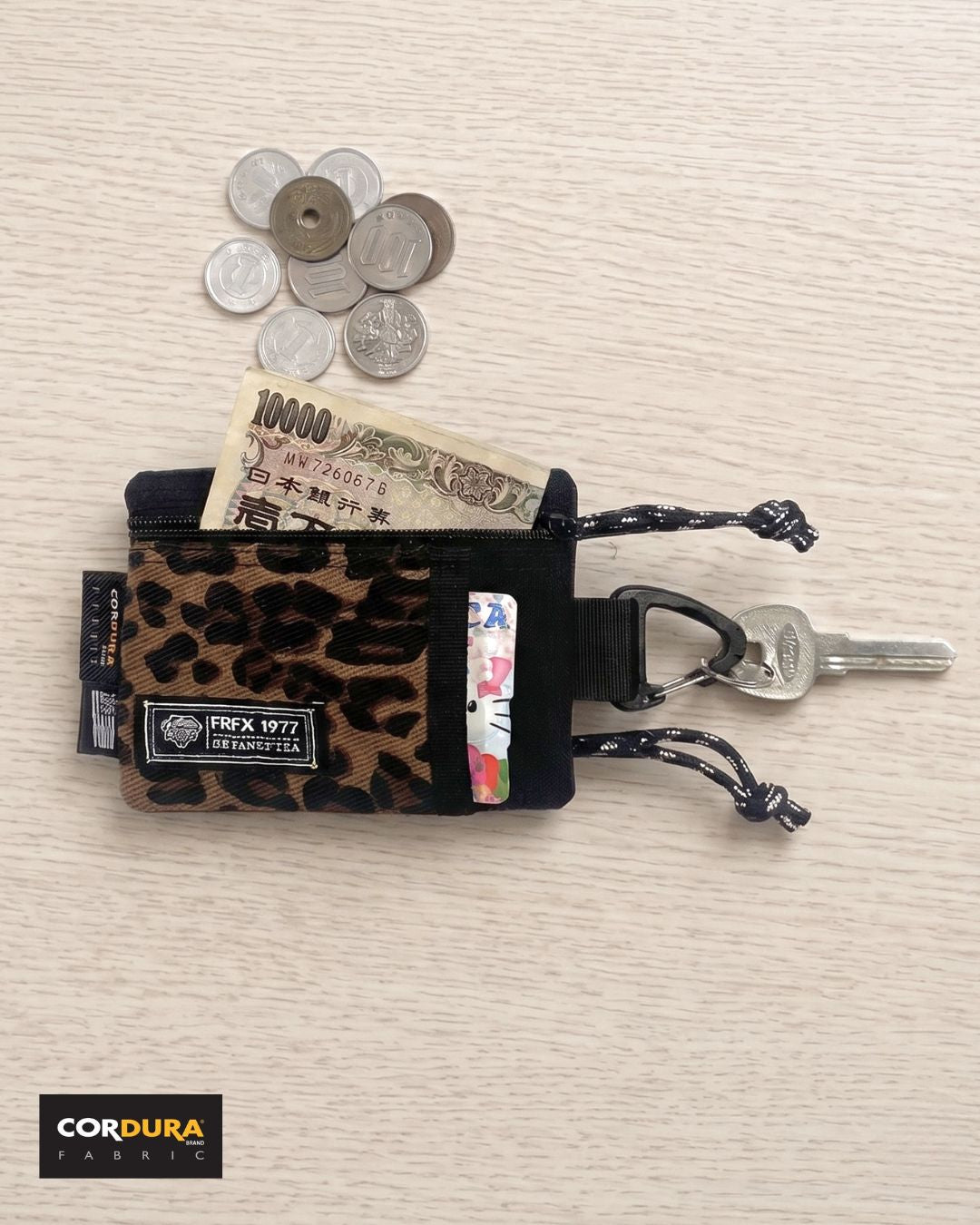 FAIRFAX LEOPARD KEY COIN POUCH