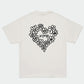 369 LAB SKETCH FLOWER HEART PRINT