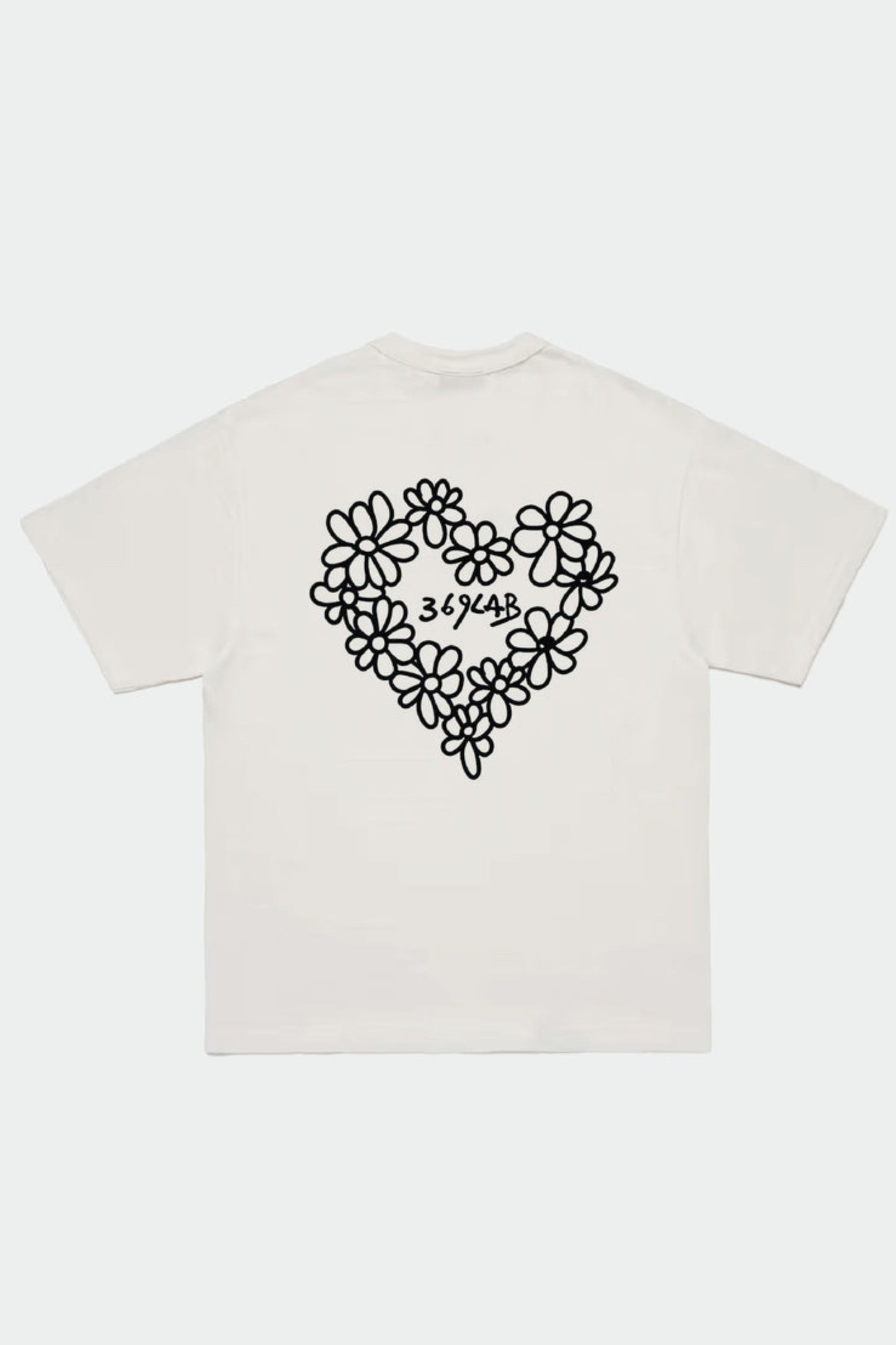 369 LAB SKETCH FLOWER HEART PRINT