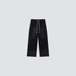 FUMBLE WASHED SWEAT PANTS - BLACK