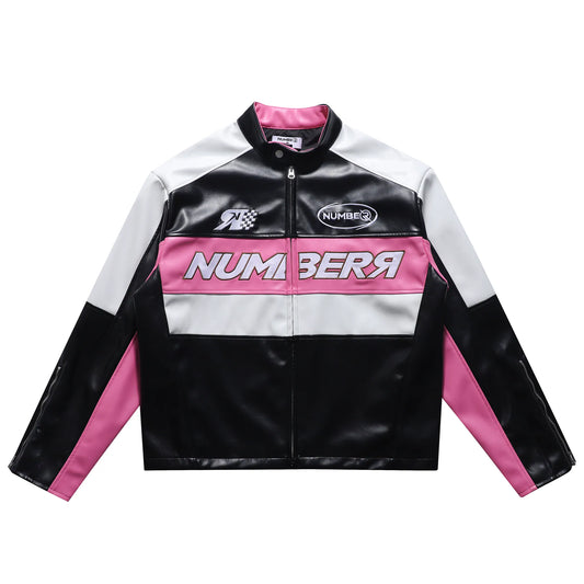NUMBER-R Racing Leather Jacket