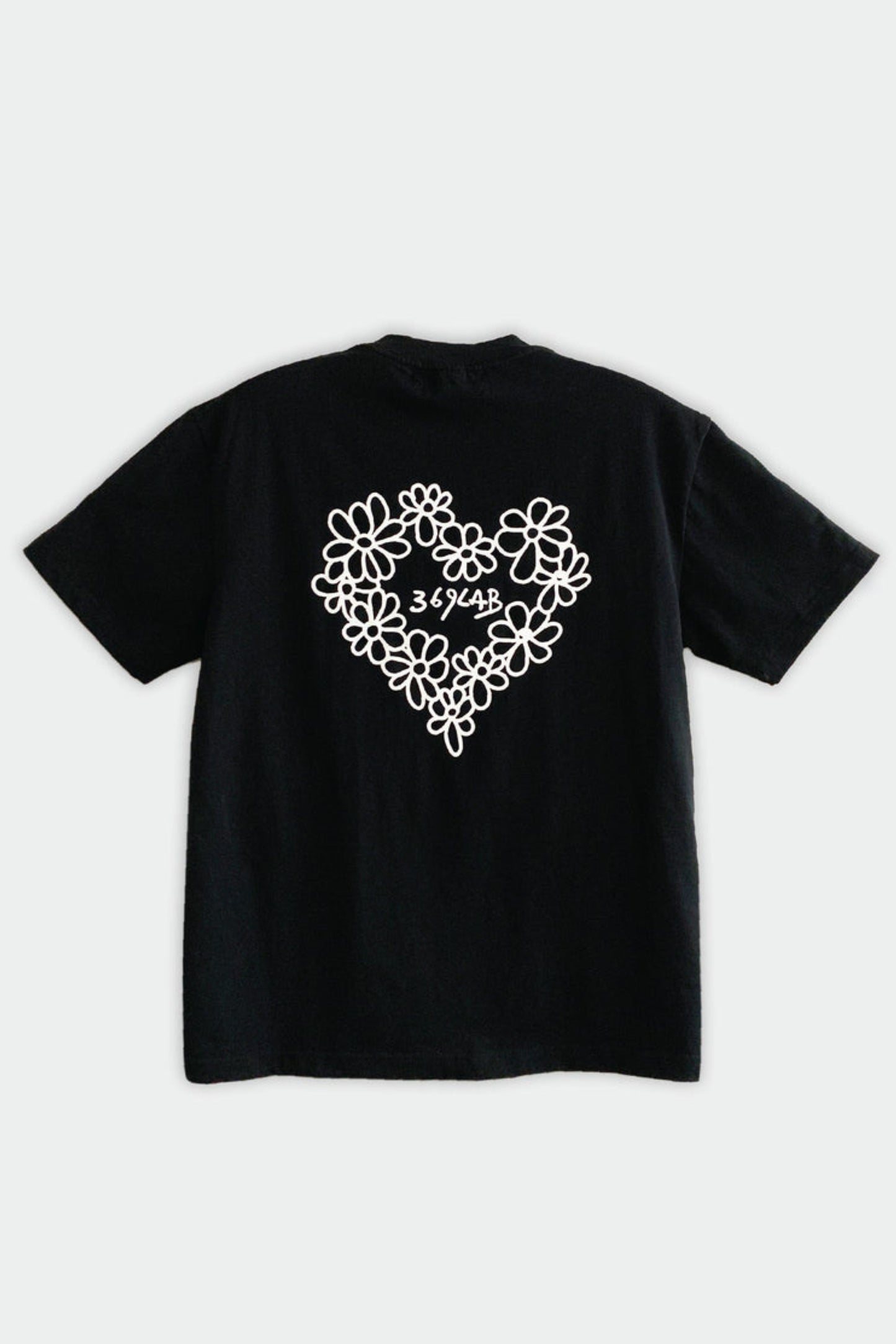 369 LAB SKETCH FLOWER HEART PRINT