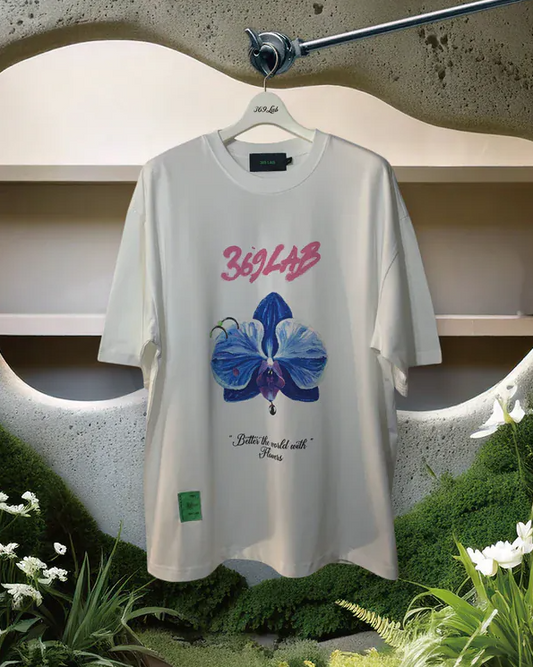 369 LAB Orchid Piercing Print Tee