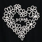 369 LAB SKETCH FLOWER HEART PRINT