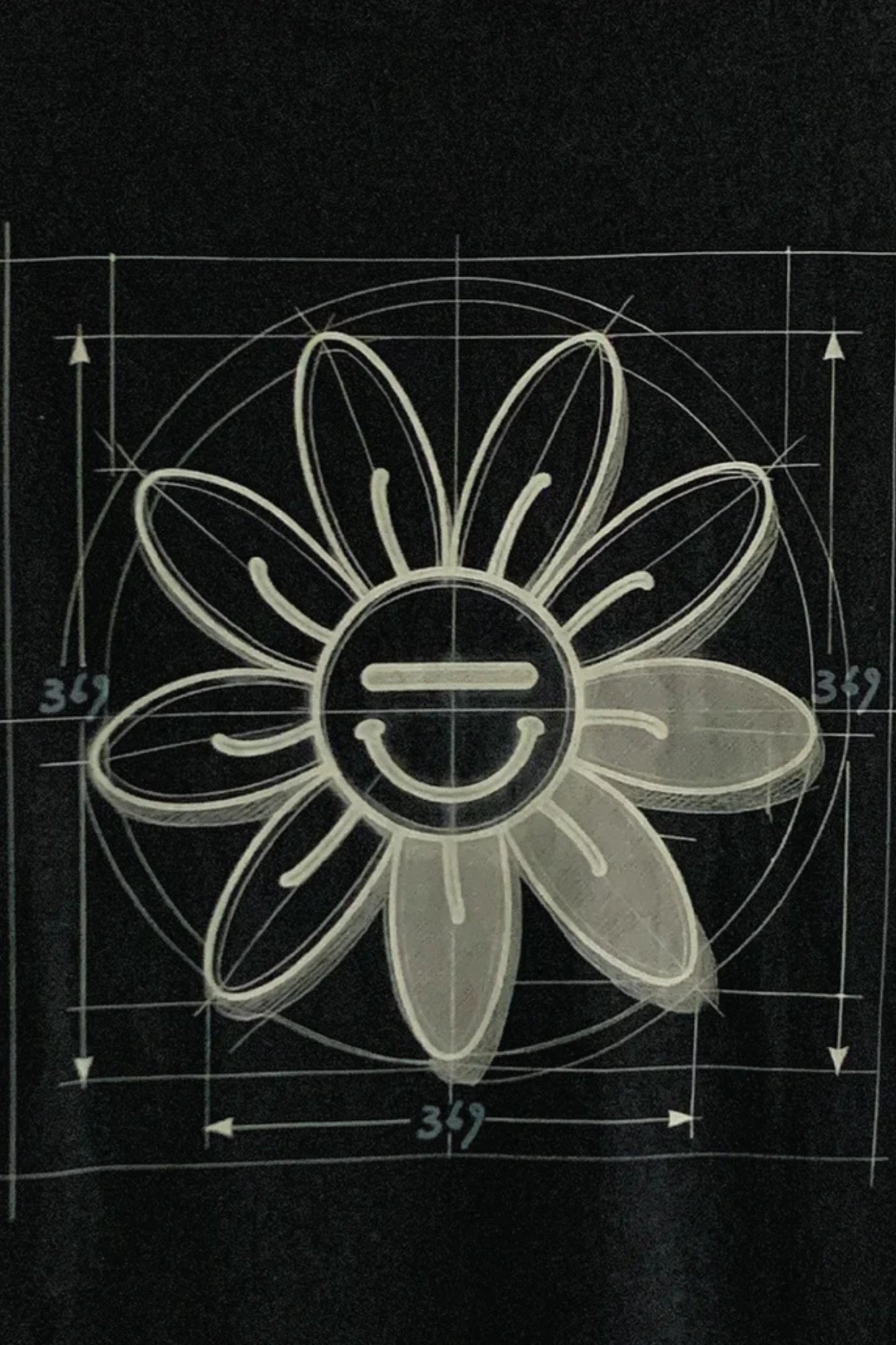 369 LAB SKETCH BABY FLOWER TEE